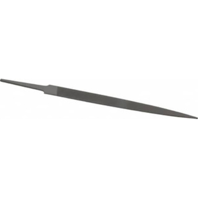 Grobet USA 6 Standard Precision Swiss Pattern Warding File Double Cut, 2 Cut, 5/8 Width x 5/64 Thick, with Tang 31.395 – 60213329