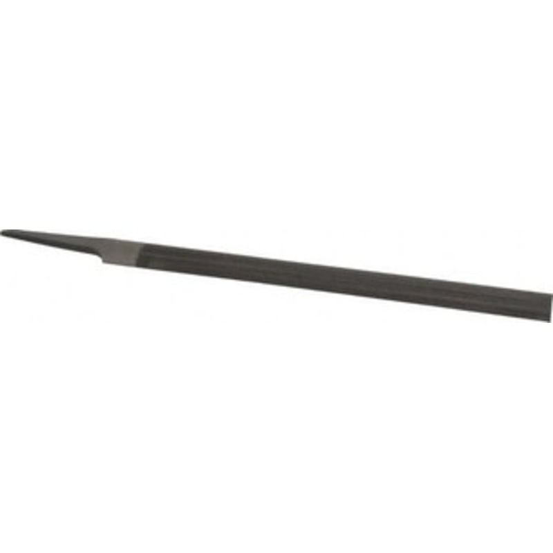 Nicholson 10 Long, Smooth Cut, Half Round American-Pattern File Single, Double Cut, 9/32 Overall Thickness, Tang 05059N – 80759335