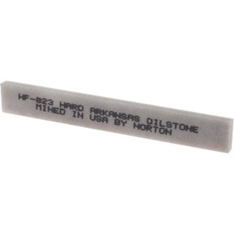 Norton 3 Long x 3/8 Wide x 1/8 Thick, Novaculite Sharpening Stone Flat, Ultra Fine Grade 61463686805 – 05138235