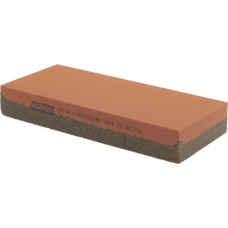 Norton 4 Long x 1-3/4 Wide x 5/8 Thick, Aluminum Oxide Sharpening Stone Rectangle, Coarse, Fine Grade 61463685550 – 56982291