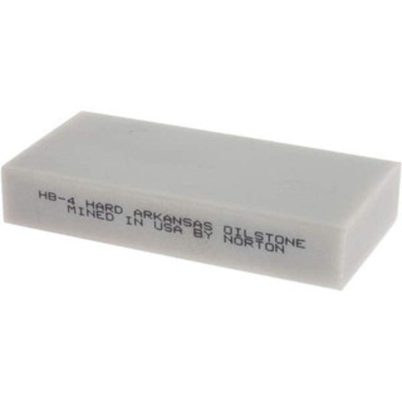 Norton 4 Long x 2 Wide x 3/4 Thick, Novaculite Sharpening Stone Rectangle, Ultra Fine Grade 61463685655 – 05097233