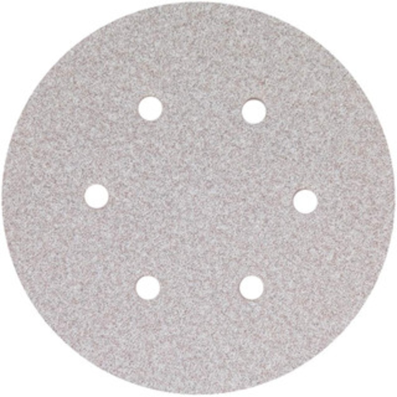 Norton 6 Diam, 100 Grit, Aluminum Oxide Hook & Loop Disc Fine Grade, Coated, B Weight Paper Backing, Series A275 66261131599 – 06859201