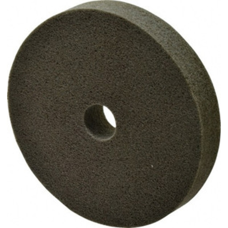 Standard Abrasives 6 Diam, 1 Face Width, 1 Center Hole, Fine Grade, Aluminum Oxide Deburring Wheel Unitized, Soft/Medium Density 6 Grade, 5,000 RPM 7100080333 – 00545285