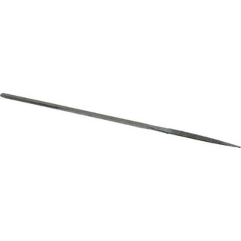 Strauss & Co. 5-1/2 OAL Medium Half Round Needle Diamond File 11/64 Wide x 1/16 Thick, 1-5/8 LOC, 126 Grit MI8608 D126 – 05237045