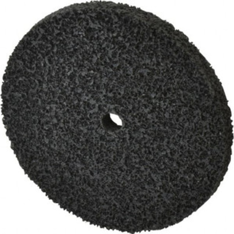 Brite Star 3 Diam, 1/4 Face Width, 1/4 Center Hole, Fine Grade, Silicon Carbide Deburring Wheel Unitized, Soft Density 2 Grade, 12,100 RPM 66261109823 – 41903469