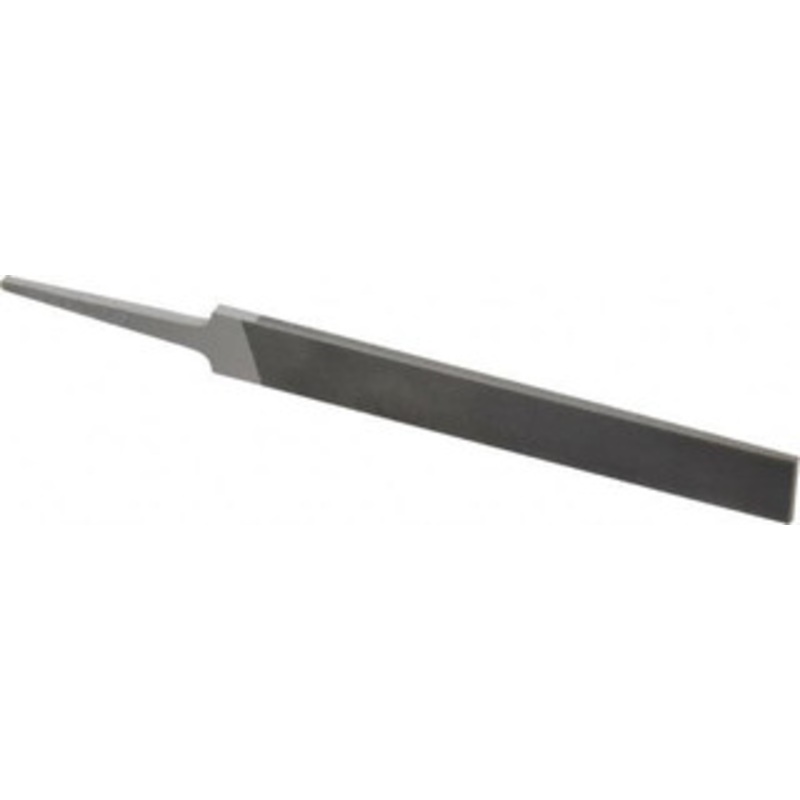 Grobet USA 4 Standard Precision Swiss Pattern Hand File Double Cut, 4 Cut, 17/32 Width x 1/8 Thick, with Tang 31.142 – 60205143