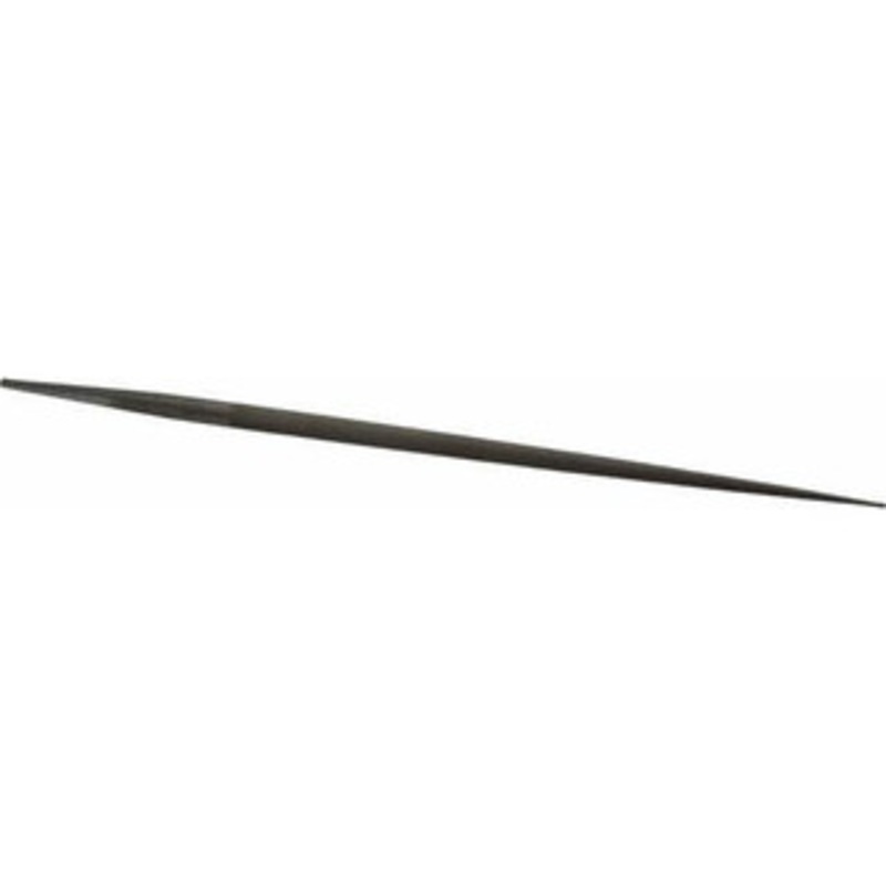 Grobet USA 8 Standard Precision Swiss Pattern Round File Double Cut, 2 Cut, 5/16 Width, with Tang 31.297 – 60112422