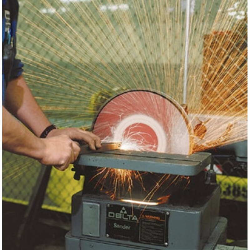 Merit Abrasives 9 Diam, 120 Grit Aluminum Oxide Adhesive PSA Disc Medium Grade, Black, Cloth Backing, Flexible 08834172122 – 72383276