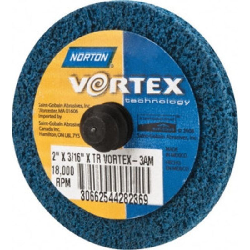 Norton 2 Medium Grade Aluminum Oxide Deburring Disc Quick Change Connection 66254428236 – 45450517