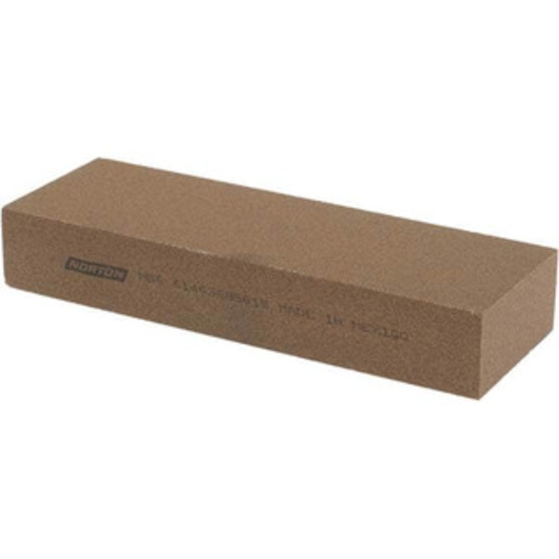 Norton 6 Long x 2 Wide x 1 Thick, Aluminum Oxide Sharpening Stone Rectangle, Medium Grade 61463685615 – 05139555