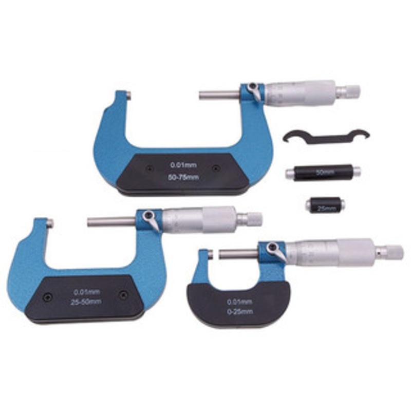 Precise Metric Outside Micrometer & Set