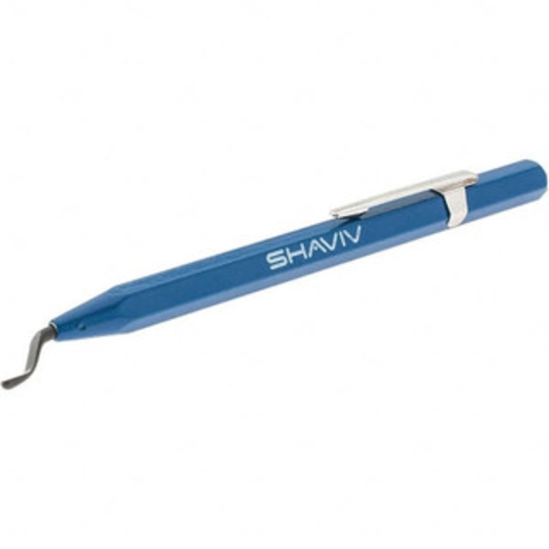 Shaviv 1 Piece High Speed Steel Hand Deburring Tool Set Blade Type B10, For Straight Edges, Hole Edges 155-29187 – 86070307
