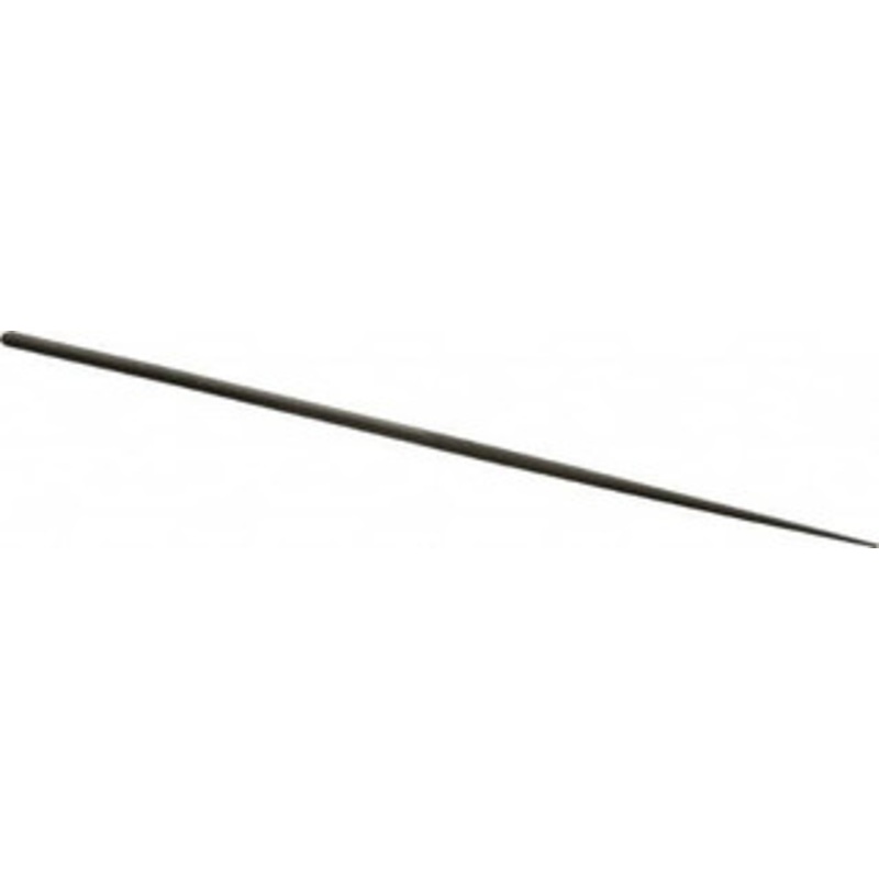Grobet USA 6-1/4 Needle Precision Swiss Pattern Round File 0 Cut, 3 LOC, with Handle 31.591 – 60235900