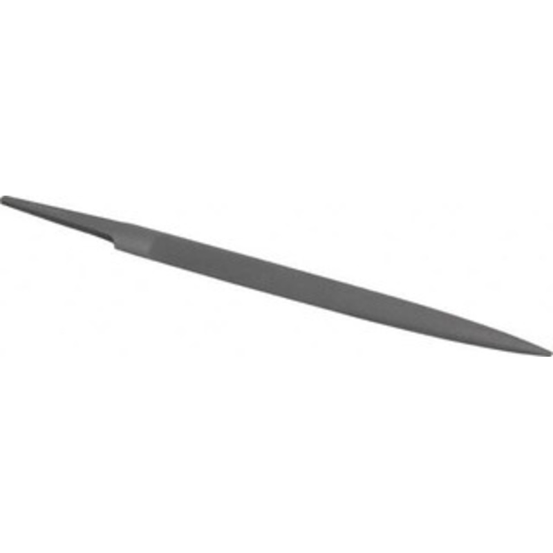 Grobet USA 6 Standard Precision Swiss Pattern Half Round File Double Cut, 2 Cut, 19/32 Width x 3/16 Thick, with Tang 31.114 – 60204328