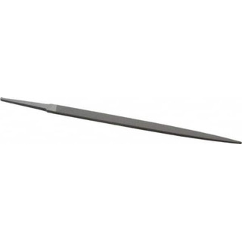 Grobet USA 8 Standard Precision Swiss Pattern Crochet File Double Cut, 0 Cut, 15/32 Width x 11/64 Thick, with Tang 31.053 – 60201407
