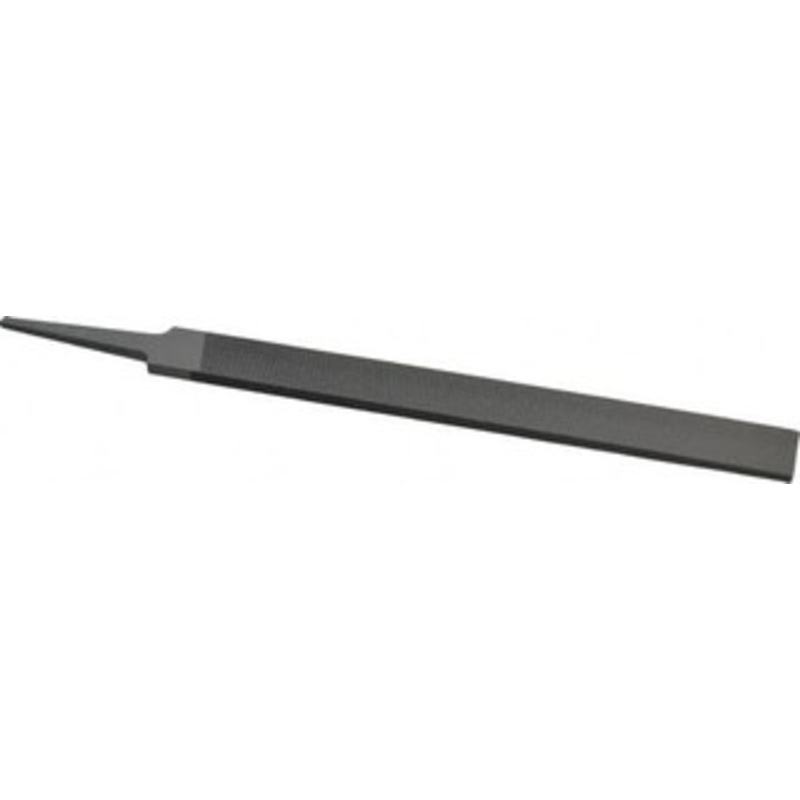Grobet USA 8 Standard Precision Swiss Pattern Hand File Double Cut, 0 Cut, 29/32 Width x 3/16 Thick, with Tang 31.150 – 60209434