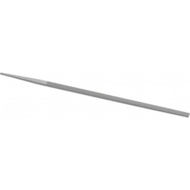 Grobet USA 8 Standard Precision Swiss Pattern Narrow Pillar File Double Cut, 2 Cut, 11/32 Width x 11/64 Thick, with Tang 31.233 – 60208428
