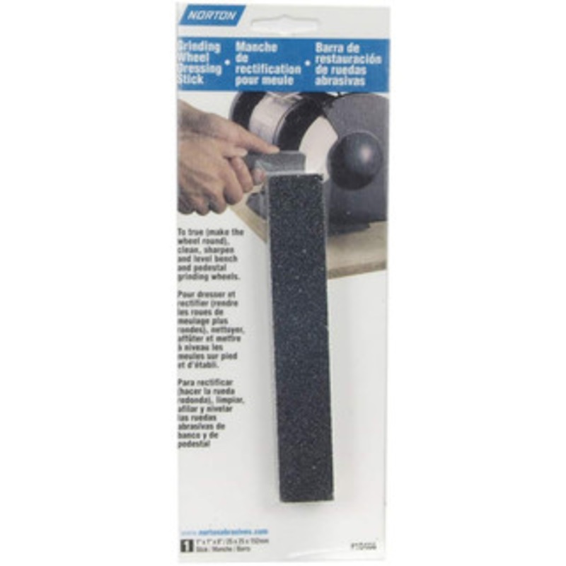Norton 24 Grit Silicon Carbide Square Dressing Stick 8 x 1 x 1, Very Coarse Grade, Vitrified Bond 61463610471 – 98269731