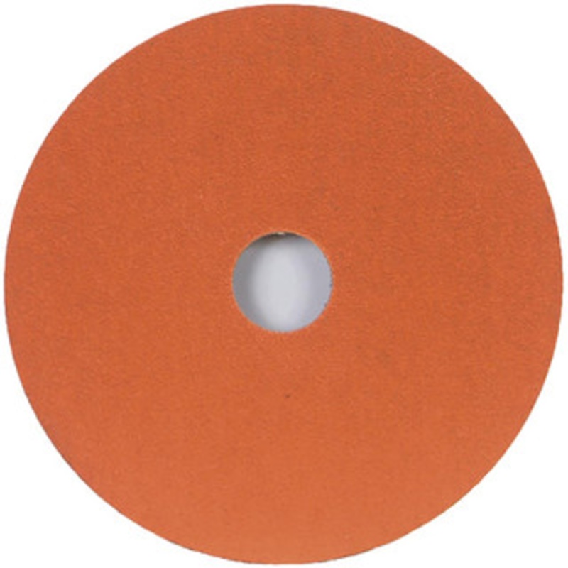 Norton 4-1/2 Diam, 7/8 Hole, 120 Grit Ceramic Fiber Disc Medium, Series R980P 66254425332 – 42065326