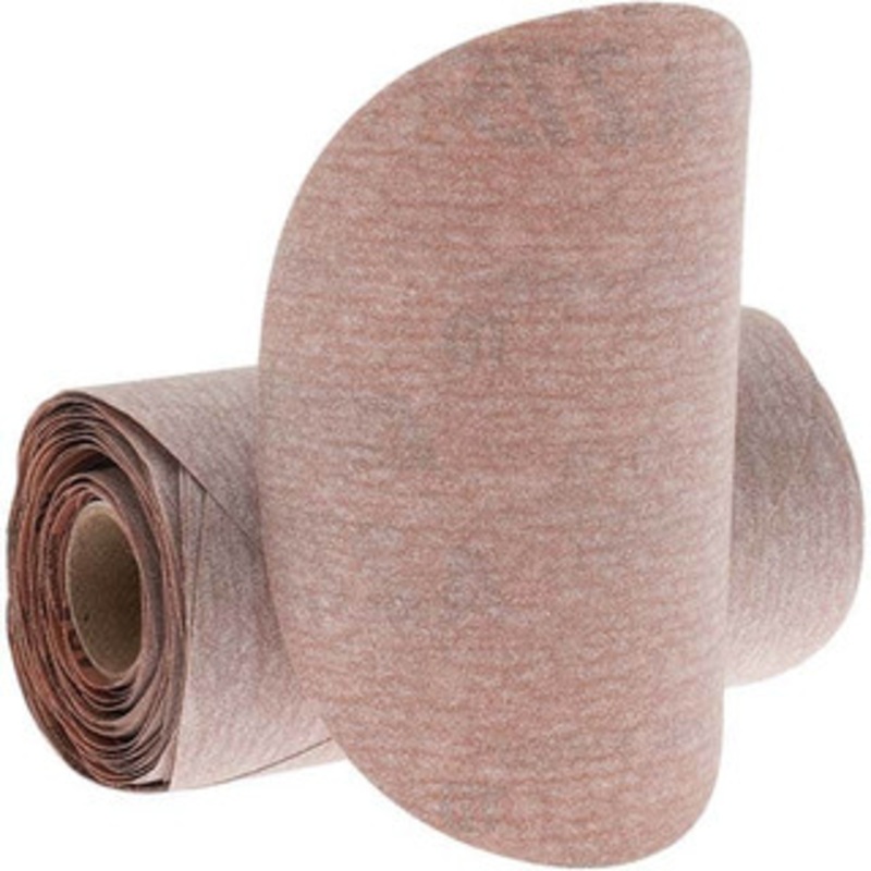Norton 5 Diam, 400 Grit Aluminum Oxide Adhesive PSA Disc Super Fine Grade, Natural, B Weighted Backing, Flexible 66261131454 – 02939569