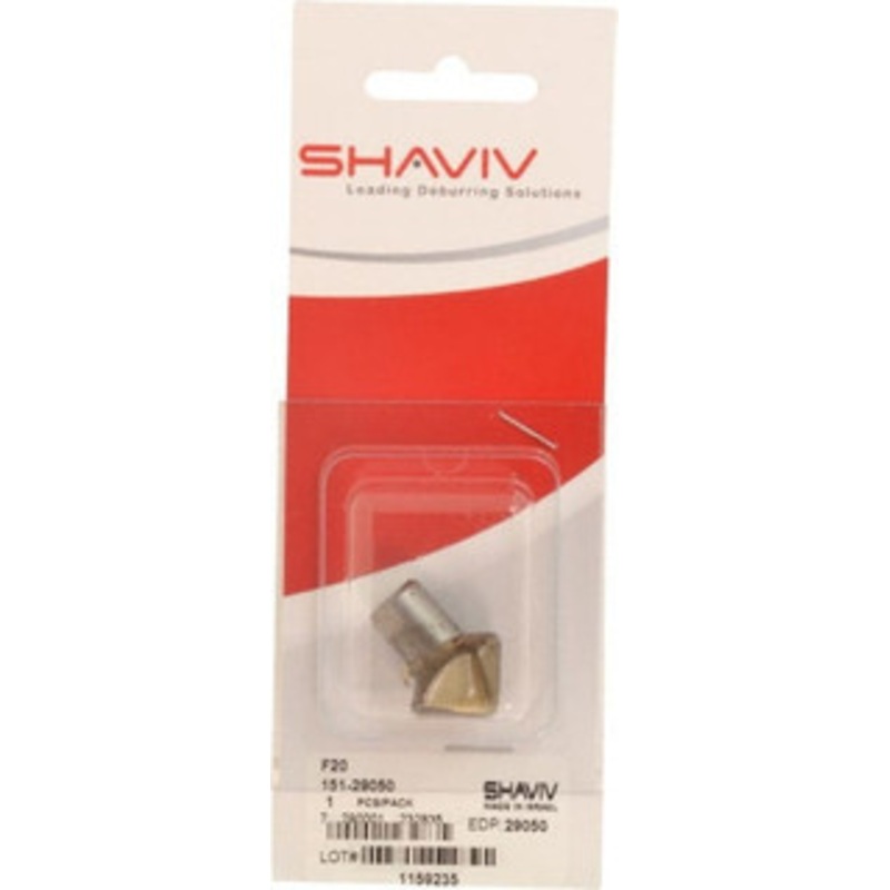 Shaviv F20 Right-Handed High Speed Steel Deburring Swivel Blade Use on Hole Edge Surfaces, Adjustable 151-29050 – 05751466