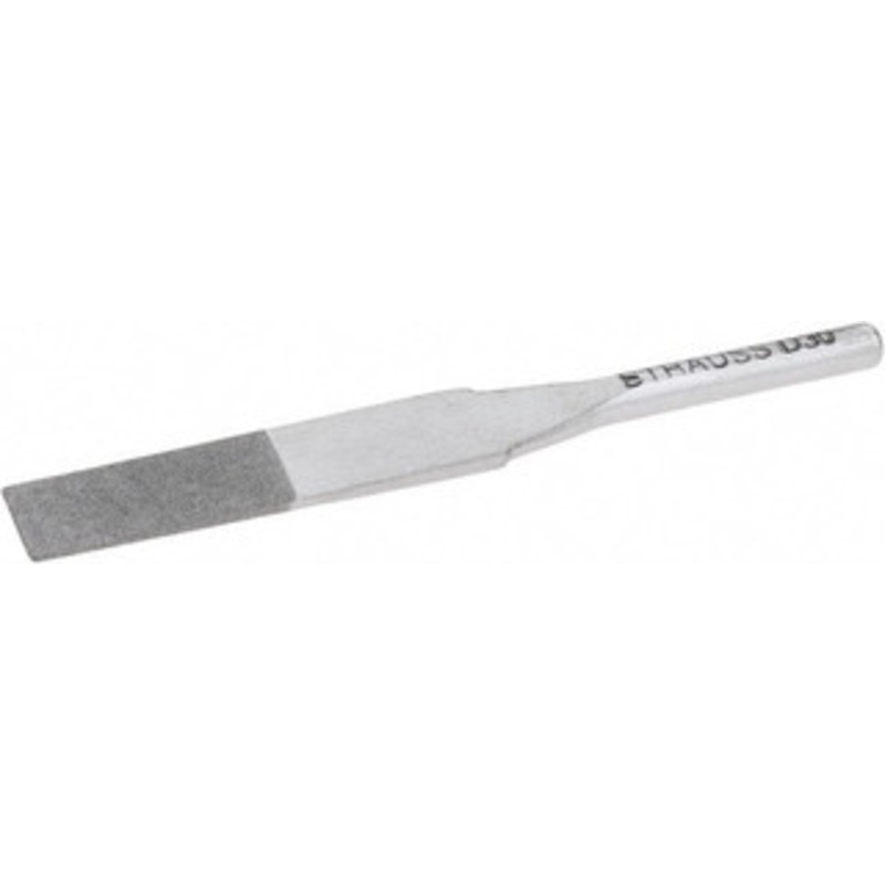 Strauss & Co. 2.244 OAL Very Fine Flat Needle Diamond File 0.238 Wide x 0.118 Thick, 0.59 LOC, Gray, 30 Grit DHB61530D30 – 68671296
