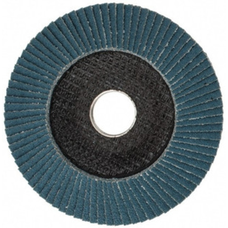 DeWALT 4-1/2 80 Grit 7/8 Center Hole Type 29 Zirconia Alumina Flap Disc Medium Grade, Coated, Arbor Attachment, Poly Cotton Backing, 13,300 RPM DWA8208 – 60712379