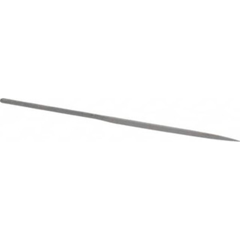 Grobet USA 5-1/2 Needle Precision Swiss Pattern Barrette File 4 Cut, 2-1/2 LOC, with Handle 31.456 – 60233145