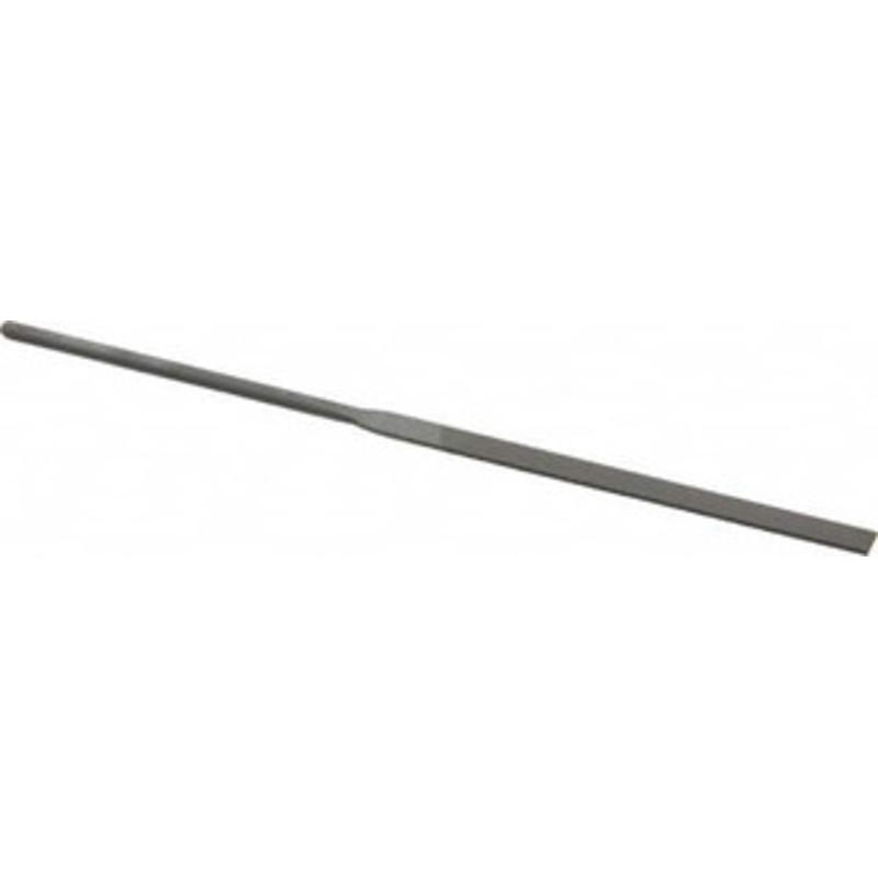 Grobet USA 5-1/2 Needle Precision Swiss Pattern Equalling File 4 Cut, 2-1/2 LOC, with Handle 31.503 – 60234242
