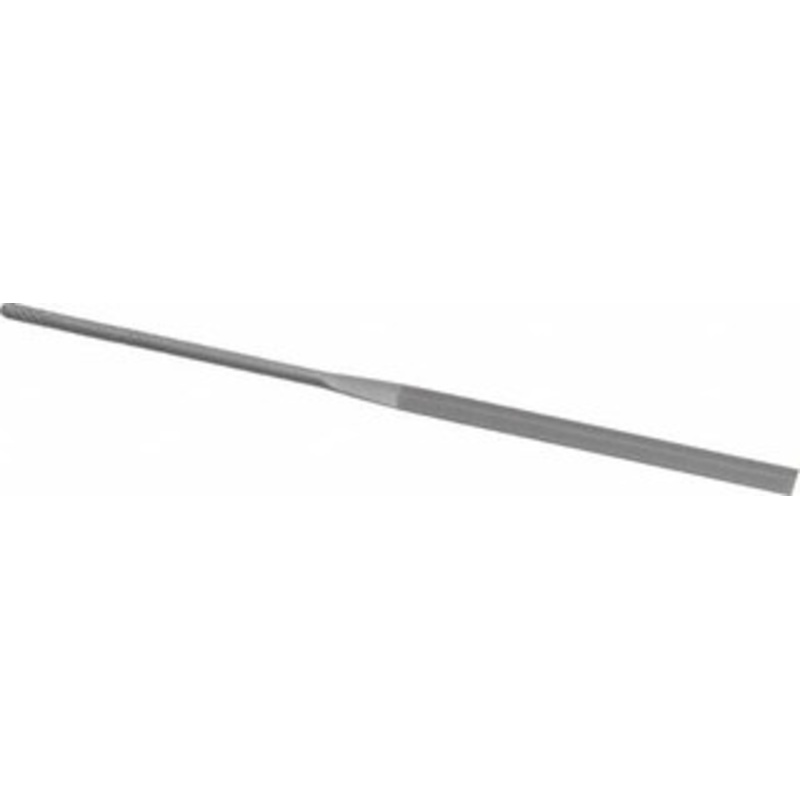 Grobet USA 5-1/2 Needle Precision Swiss Pattern Slitting File 2 Cut, 2-1/2 LOC, with Handle 31.605 – 60236122