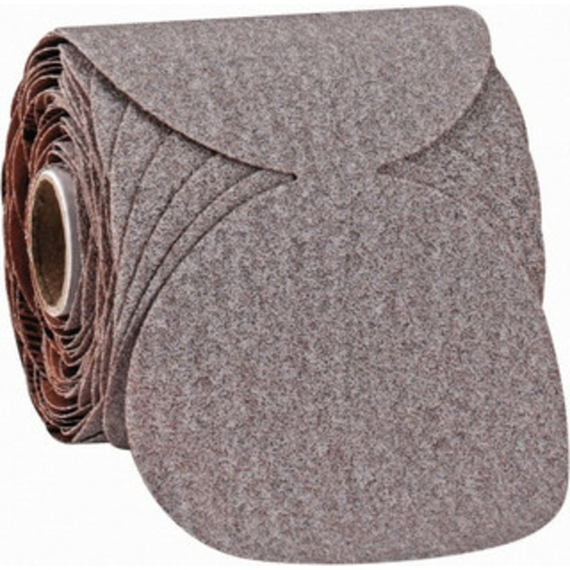 Norton 3-1/2 Diam, 80 Grit Aluminum Oxide Adhesive PSA Disc Coarse Grade, Natural, B Weighted Backing, Flexible 66261136376 – 06946230