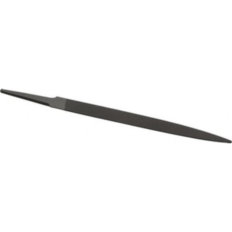 Grobet USA 6 Standard Precision Swiss Pattern Half Round File Double Cut, 0 Cut, 19/32 Width x 3/16 Thick, with Tang 31.112 – 60204302