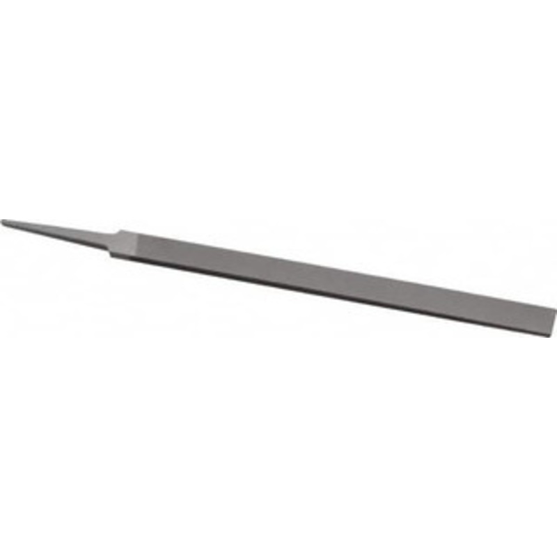 Grobet USA 8 Standard Precision Swiss Pattern Regular Pillar File Double Cut, 4 Cut, 19/32 Width x 13/64 Thick, with Tang 31.256 – 60210440