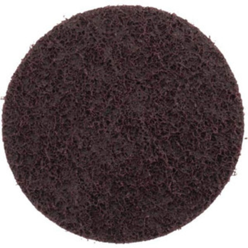 Merit Abrasives 4 Aluminum Oxide Quick Change Disc Type R Attachment, Medium Grade, Brown, Non-Woven, 15,000 RPM, Power-Lock Type 3 Compatible 08834166328 – 84525591