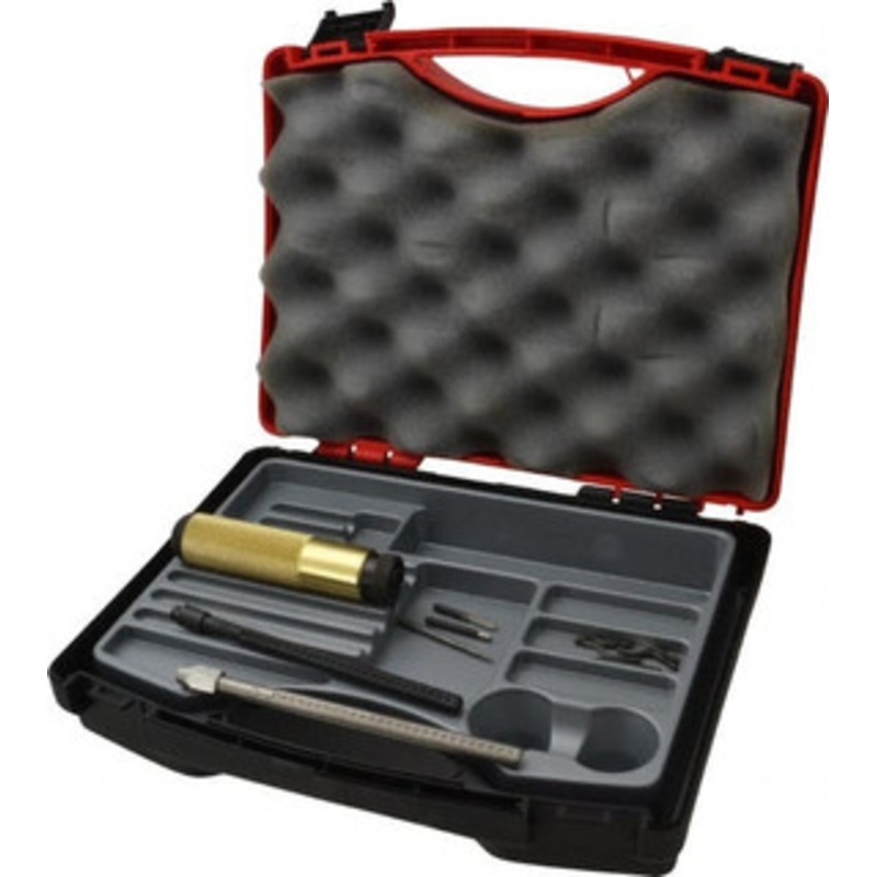 Shaviv 12 Piece High Speed Steel Hand Deburring Tool Set Blade Type B10, B11, B20, B30, BUS1, BUS2, BUS31, BUS4, E500C, Holder Type B, U, For Flat Surfaces, Hole Edges, Hole Inner Surfaces, Straight Edges 154-29228 – 00384255