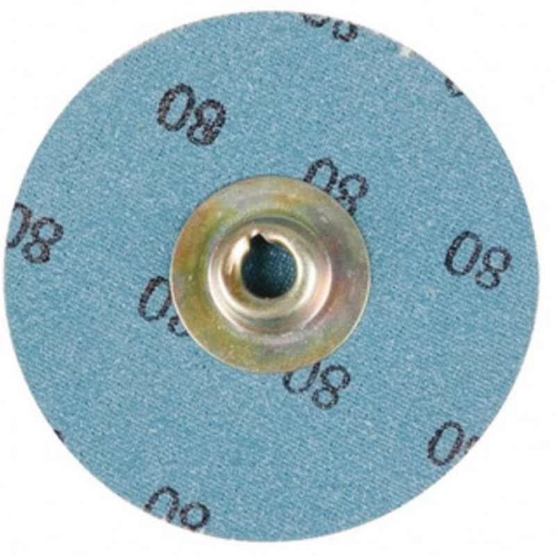 Standard Abrasives 1-1/2 60 Grit Aluminum Oxide Quick Change Disc Type S Attachment, Medium Grade, Brown, Coated, 20,000 RPM, SocAtt Compatible 522305 – 97360887