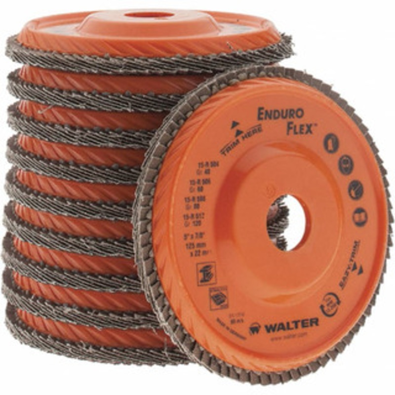 Value Collection 5 40 Grit 7/8 Center Hole Type 28 Ceramic Flap Disc Coarse Grade, Coated, 12,200 RPM BD-W15R504 – 43572981