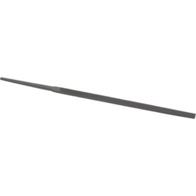 Grobet USA 6-1/4 Needle Precision Swiss Pattern Three Square File 6 Cut, 3 LOC, with Handle 31.643 – 60237062