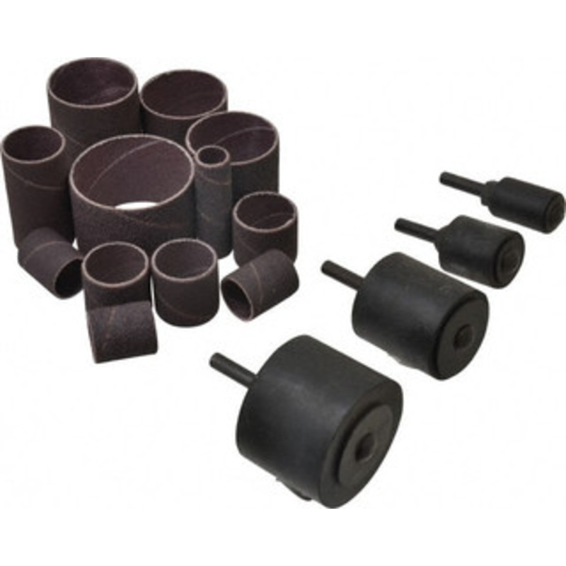 Merit Abrasives 8-Piece Spiral Band Kit Includes 3/4 to 2 Diam & 1 to 1-1/2 Wide Band Drums in Coarse, Medium & Fine Grades 08834193363 – 70556949