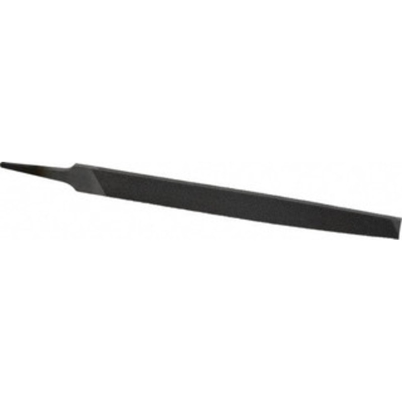 Nicholson 8 Long, Bastard Cut, Flat American-Pattern File Double Cut, 13/64 Overall Thickness, Tang 03566NN – 80757214