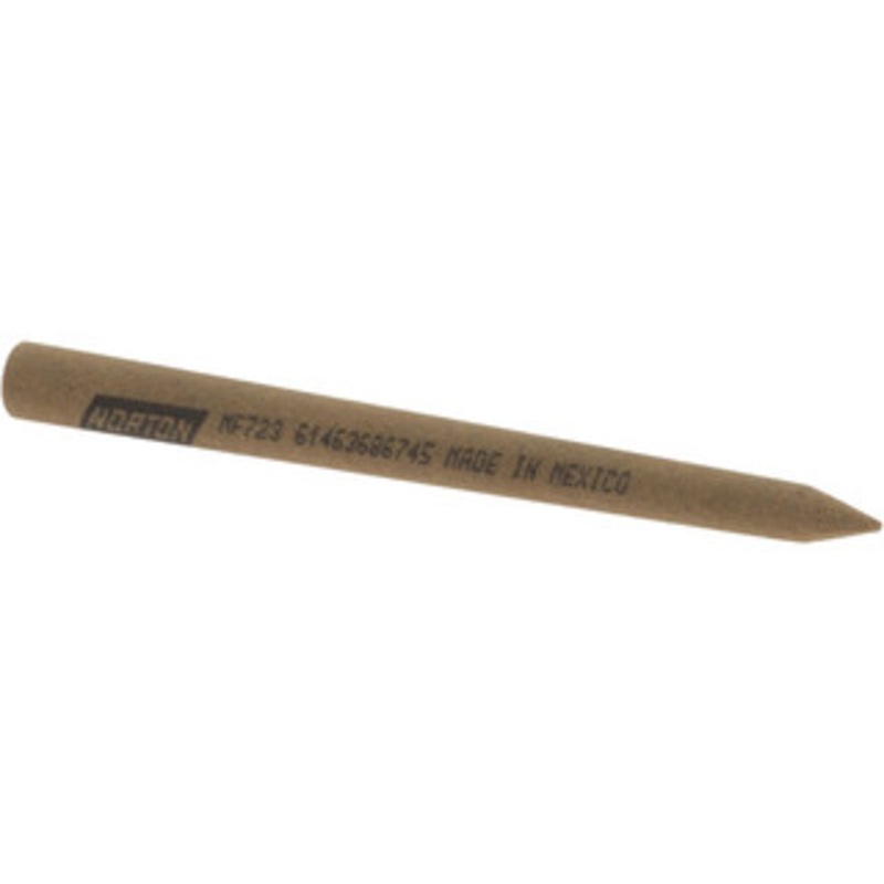 Norton 3 Long x 5/16 Diam x 5/16 Thick, Aluminum Oxide Sharpening Stone Round Pointed, Medium Grade 61463686745 – 98996614