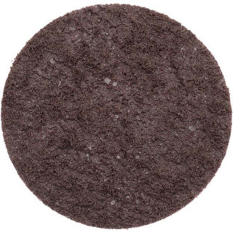 Norton 4-1/2 Medium Grade Aluminum Oxide Deburring Disc 5/8-11 Threaded Center Hole, Quick Change Connection, Maroon, 12,000 Max RPM 66261170062 – 39062666