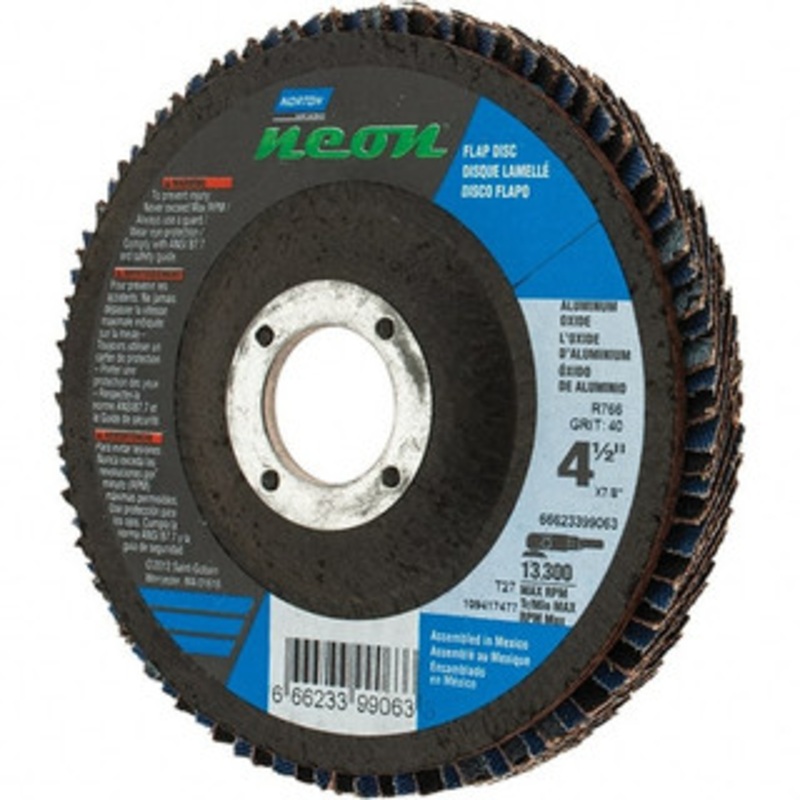 Norton Flap Disc Coarse Grade, Arbor Attachment, Fiberglass Backing 66623399063 – 50812353
