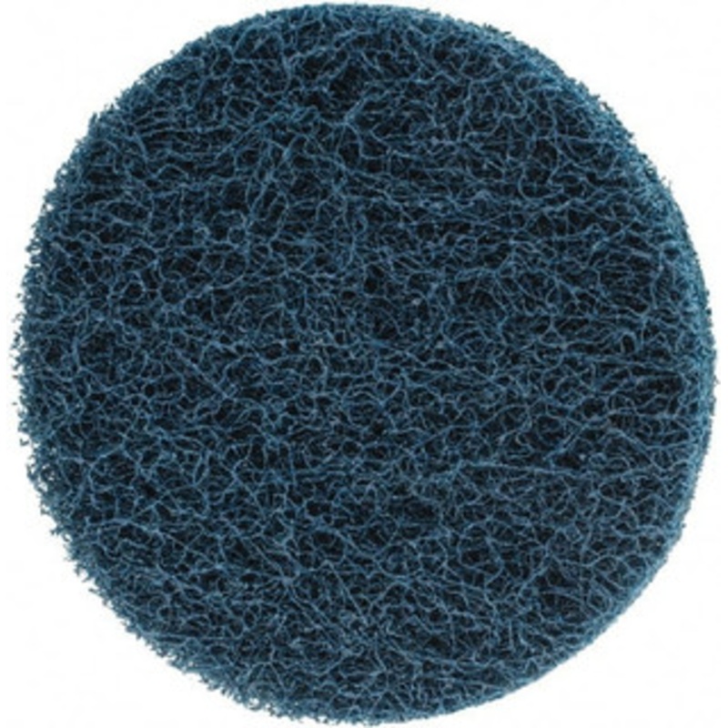 Standard Abrasives 3 Aluminum Oxide Quick Change Disc Type S Attachment, Medium Grade, Blue, Non-Woven, 8,000 RPM, SocAtt Compatible 7100074859 – 64132046