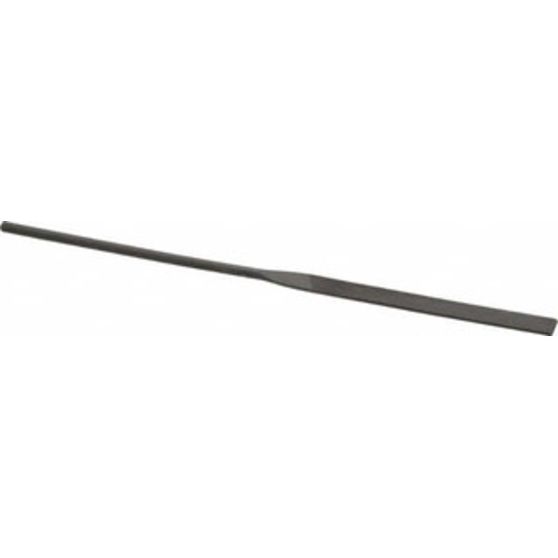 Value Collection 4 Needle Precision Swiss Pattern Equalling File 0 Cut, 0 Cut, 2 LOC, 4 Width x 0.04 Thick, with Handle 382-0407 – 00667006