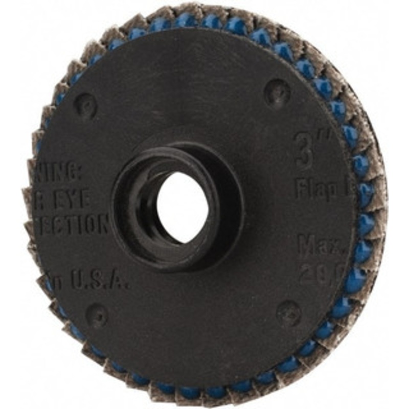 Weiler Abrasives 2 80 Grit Type 29 Zirconia Alumina Flap Disc Medium Grade, Coated, Quick Change Type S Attachment, Plastic Backing, 30,000 RPM 98483 – 60863693