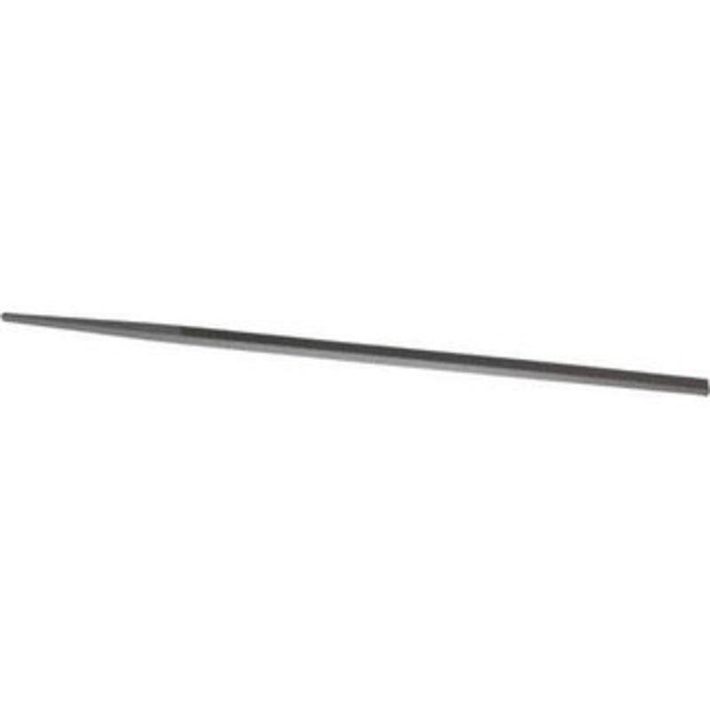 Grobet USA 6 Standard Precision Swiss Pattern Narrow Pillar File Double Cut, 1 Cut, 1/4 Width x 9/64 Thick, with Tang 31.226 – 60208311