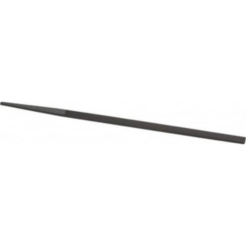 Grobet USA 6 Standard Precision Swiss Pattern Narrow Pillar File Double Cut, 4 Cut, 1/4 Width x 9/64 Thick, with Tang 31.228 – 60208345