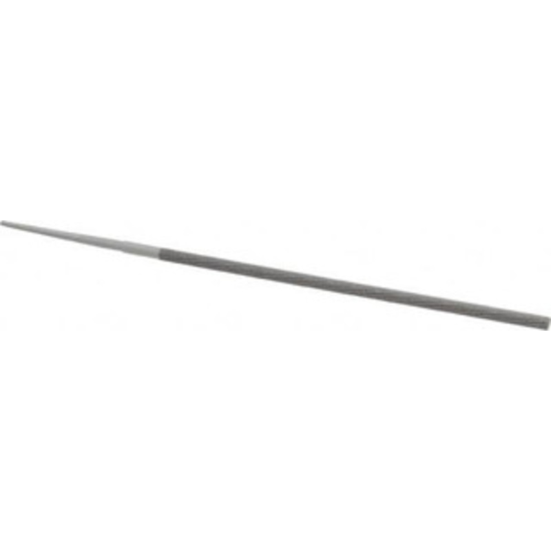 Grobet USA 6 Standard Precision Swiss Pattern Round Parallel File Double Cut, 0 Cut, 3/16 Width, with Tang 31.322 – 60215506