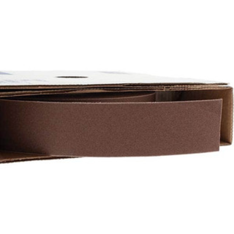 Norton 1-1/2 x 50 Yd 240 Grit Aluminum Oxide Shop Roll Very Fine Grade, J Weighted Cloth Backing 66261126282 – 00394247